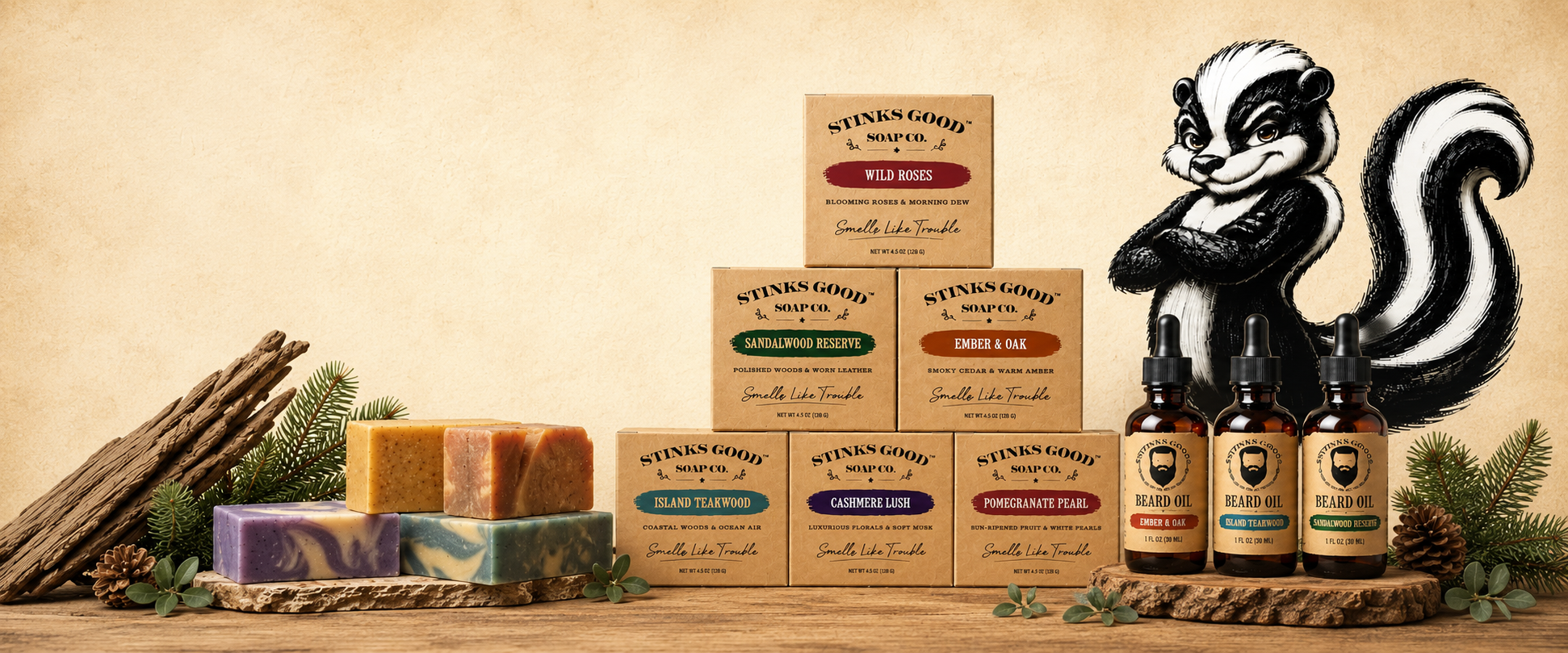 Smells like trouble...
crafted for luxury